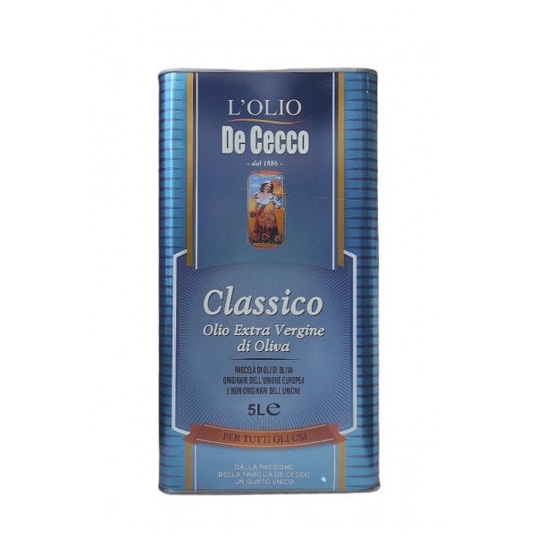 Оливкова олія De Cecco Piacere Extra Virgin Classico 5л