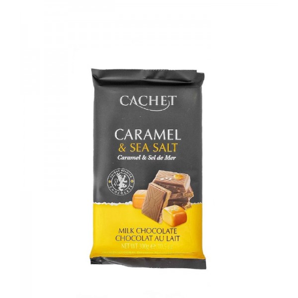 Шоколад Cachet CARAMEL & SEA SALT 300 г