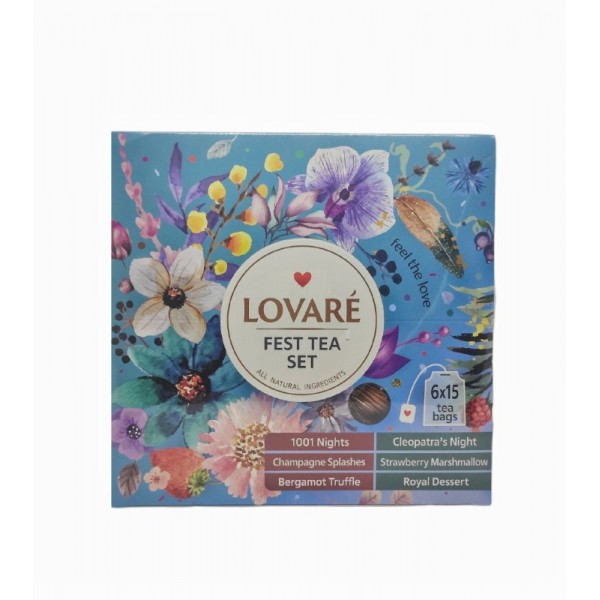 Чай LOVARE FEST TEA SET асорті 90 пакетиків